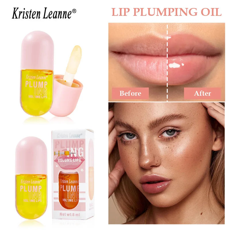 Lip Plumper Oil Long Lasting Instantly Plumps Lips Increasing Lip Elasticity  Moisturize Gloss  Sexy Beauty Makeup Lip Care