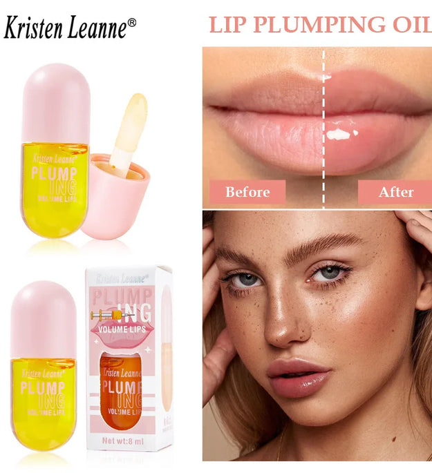 Lip Plumper Oil Long Lasting Instantly Plumps Lips Increasing Lip Elasticity  Moisturize Gloss  Sexy Beauty Makeup Lip Care