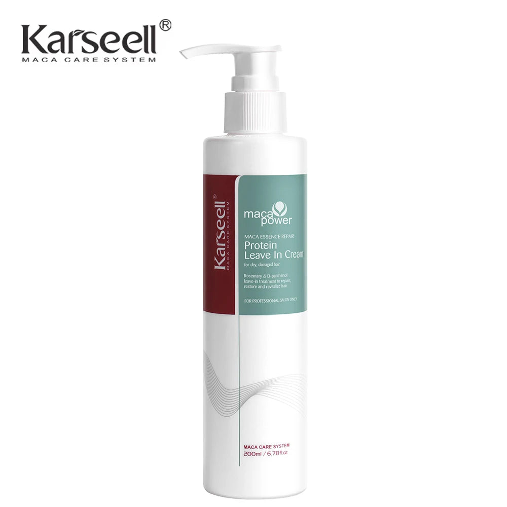 Karseell Leave In Conditioner Repair Protein Cream Hair Treatment  Natural Essences Organic Protein Cream for Dry Damaged Hair