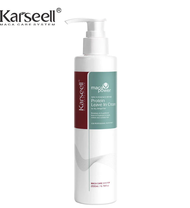 Karseell Leave In Conditioner Repair Protein Cream Hair Treatment  Natural Essences Organic Protein Cream for Dry Damaged Hair