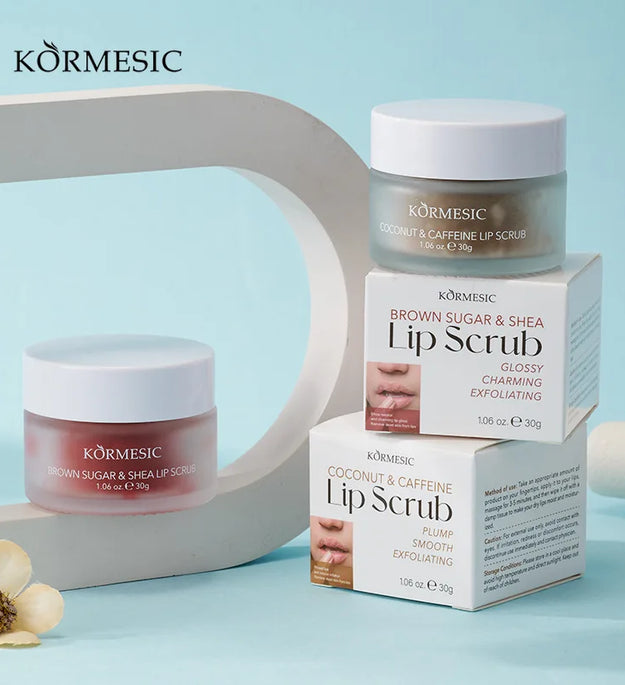 Moisturizing Anti-Cracking Lip Scrub, Brightens, Whitens, and Softens Lips, Gently Removes Dead Skin and Chapped Skin