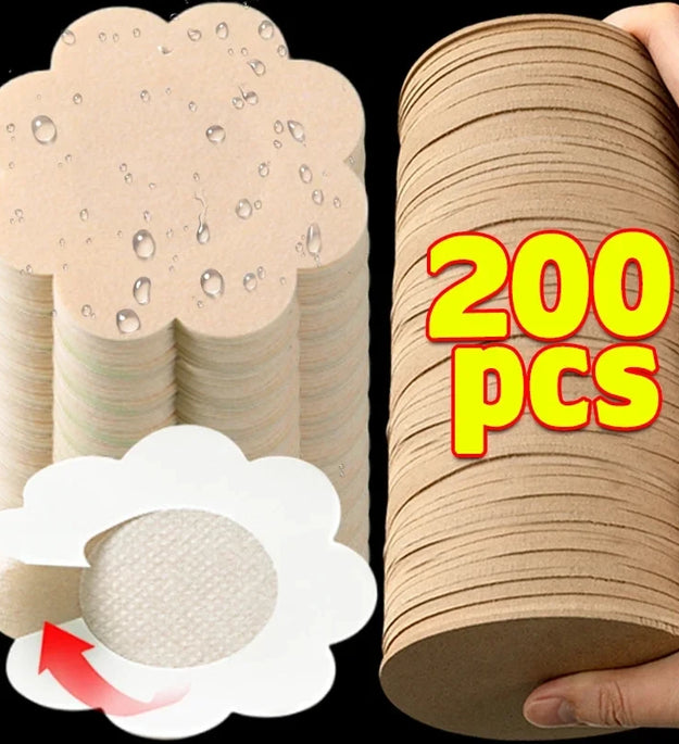 10-200pcs Nipple Cover Stickers Women Breast Lift Tape Pasties Invisible Self-Adhesive Disposable Bra Padding Chest Paste Patch