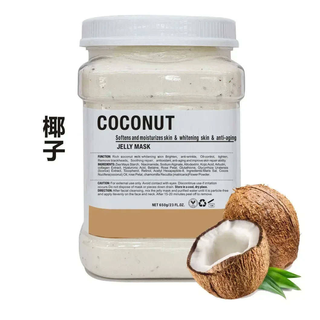 650g Gold Jelly Mask Powder Vampire DIY Plant Powder Masks Peel Off Vitamin C Hyaluronic Acid Facial Skin Care Rose Mud Mask