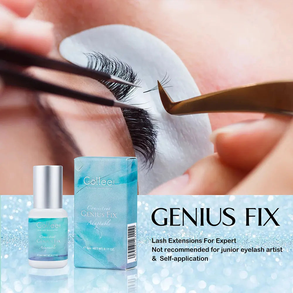 Gollee 1s Dry lash glue Adaptability Use Eyelashes Extension Glue Waterproof 6-8 Weeks Long Lasting Low Smell Super Glue Makeup
