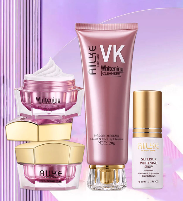 AILKE Face Cream With Hyaluron Scars Whitening Moisturizing Lifting Anti-aging Women Sleeping Dry Korean Bleaching Skin Care
