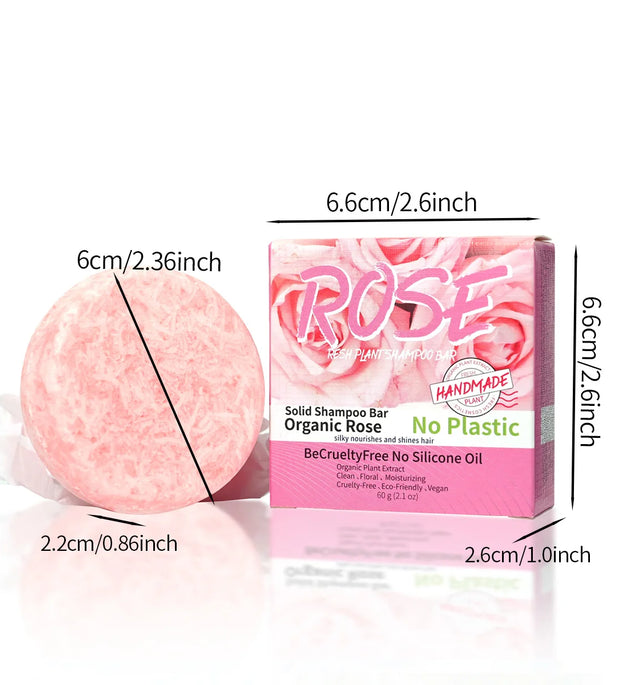 Pink rose shampoo soap, essential oil, handmade soap, nourishing, oil controlling, stain removing, floral fragrance overflowing