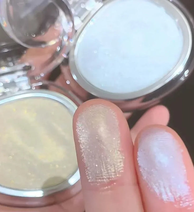 6 Colors Rose Diamond Highlighter Powder Palette Glitter Brighten Gloss Makeup Ultra-concentrated Glitter Face Contour Cosmetics