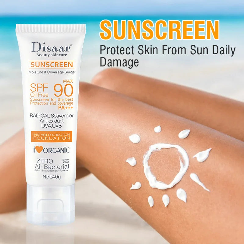Facial Body Sunscreen Waterproof SPF 90+UV Sun Cream Sunblock Skin Protective Cream Anti Sun Facial Seaside Protection Cream - BlissFully