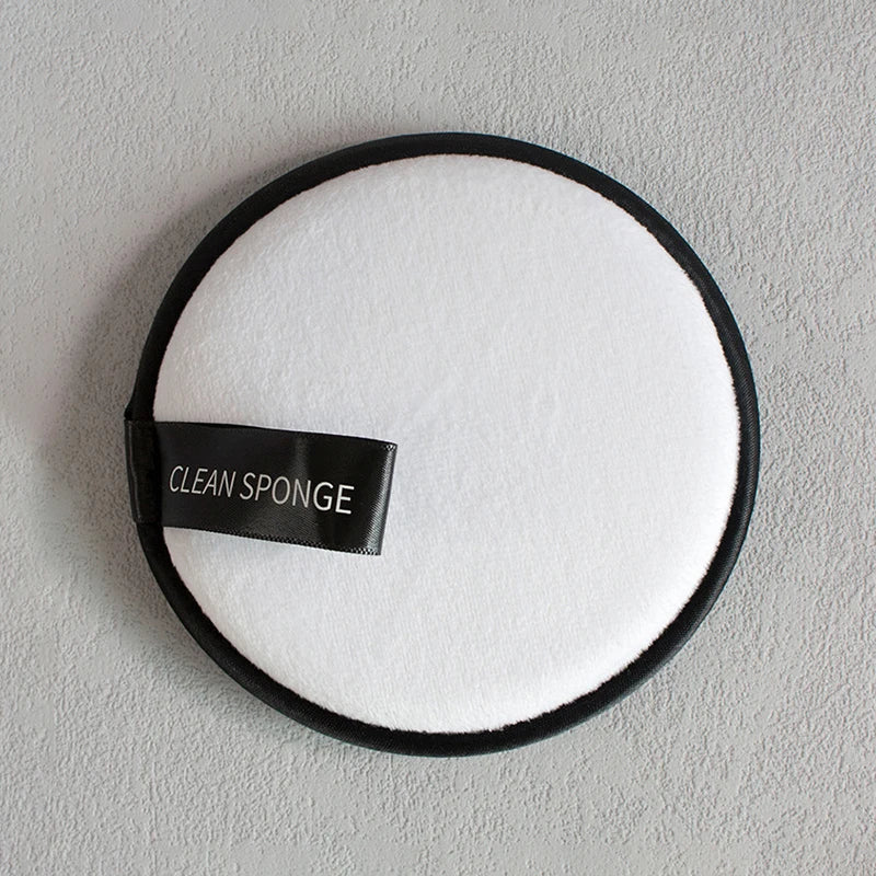 1Pcs Makeup Remover Wipes Reusable Discs Cotton Pads Microfiber Make Up Face Towel Cloth Washable Sponge Skin Care Cleaning Puff