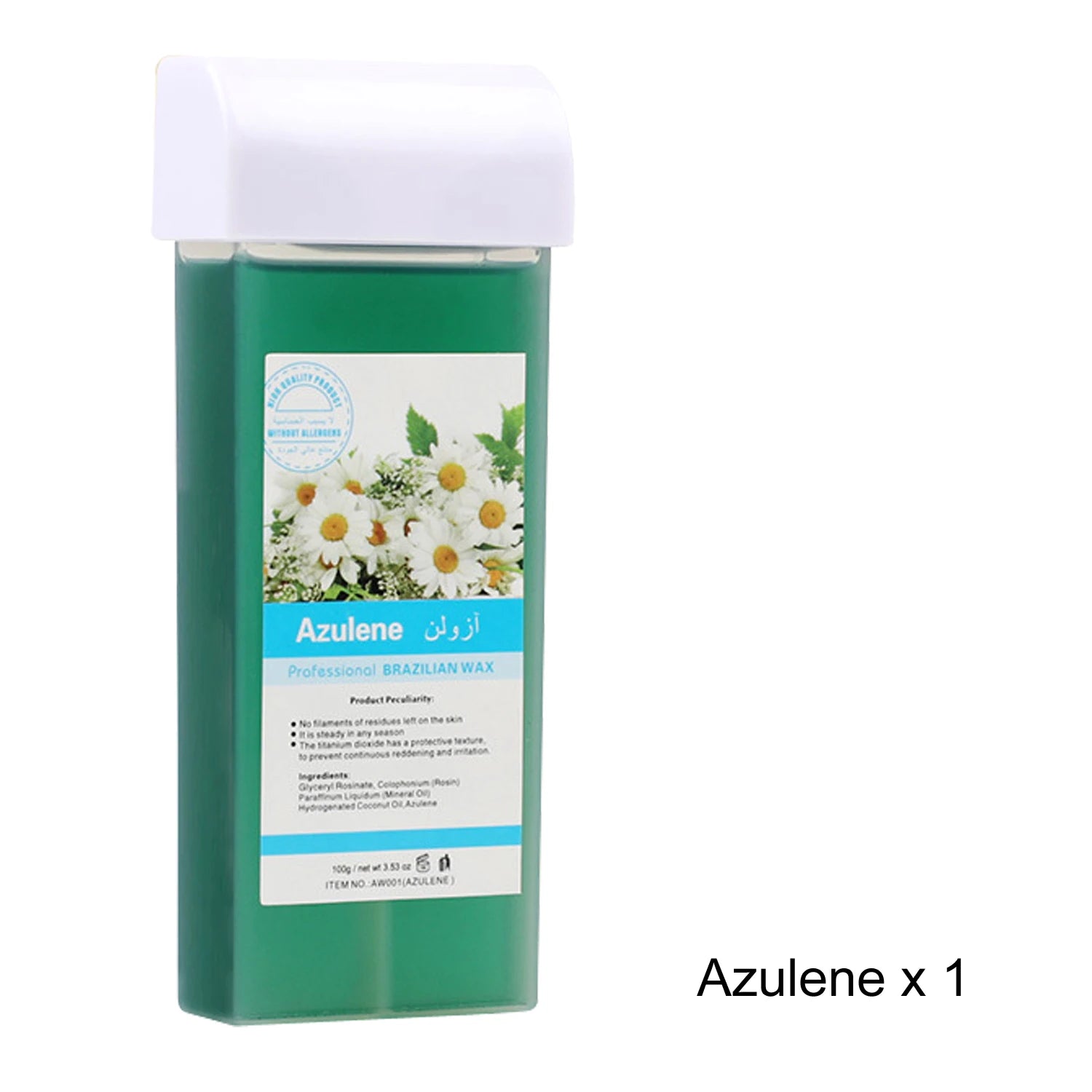 Roll on Wax Refill Painless Wax Roll On For Hair Removal Depilatory Wax Warmer Cartridge For Aloe Wax  Bikini Body Hair Removal