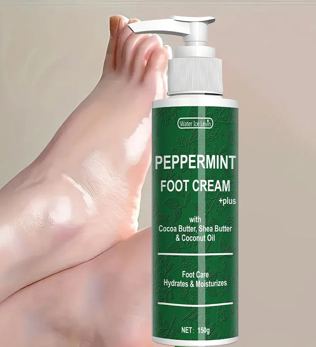 Mint Foot Cream - Moisturizing Skin - Alcohol-Free, Dry Foot Care Cream for Men and Women - Suitable for Dry Feet | Mint Foot Cream