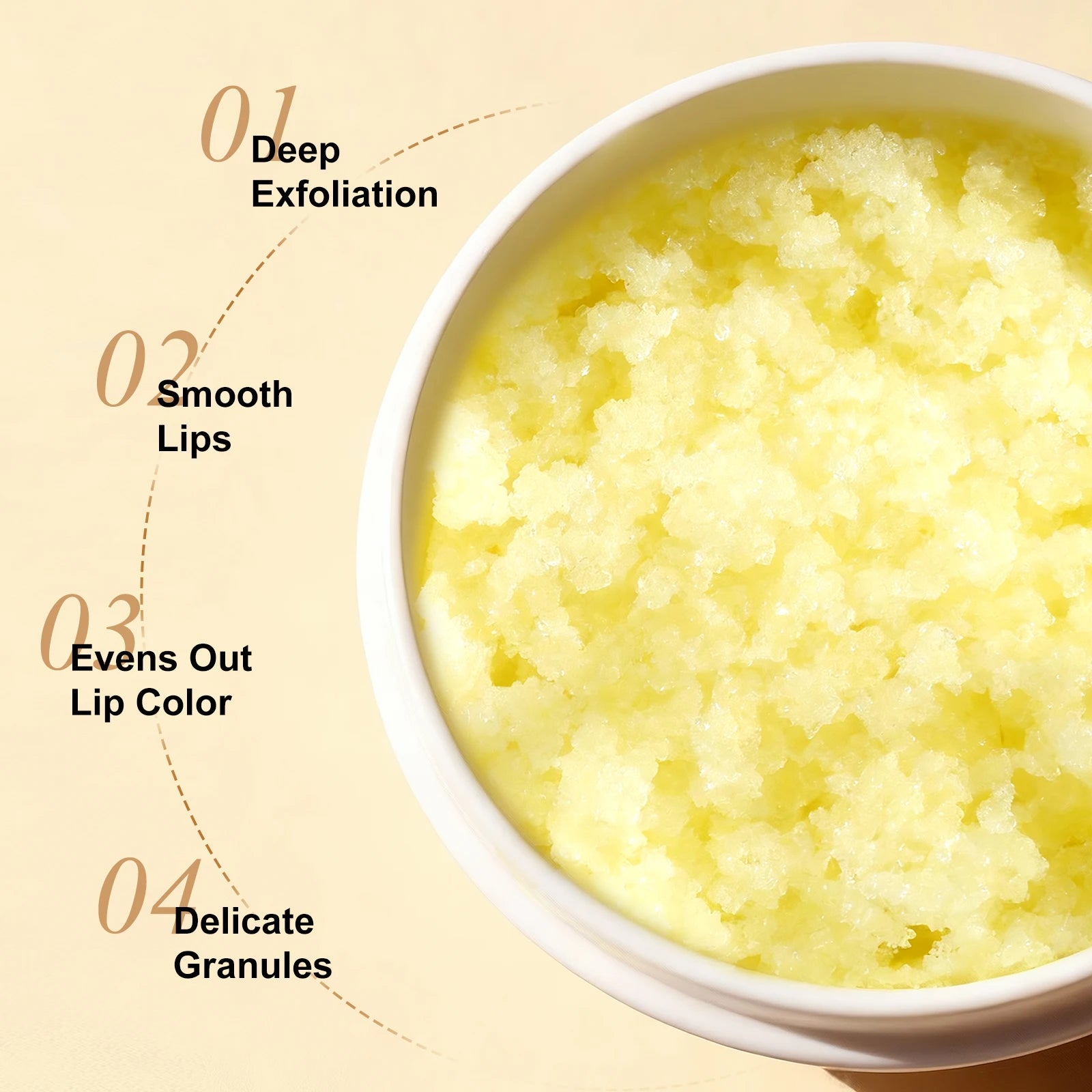 Grass Fed Natural Lip Scrub Beef Tallow Lip Mask, with Manuka Honey – Christmas Stocking Stuffers, Hydrating Moisture