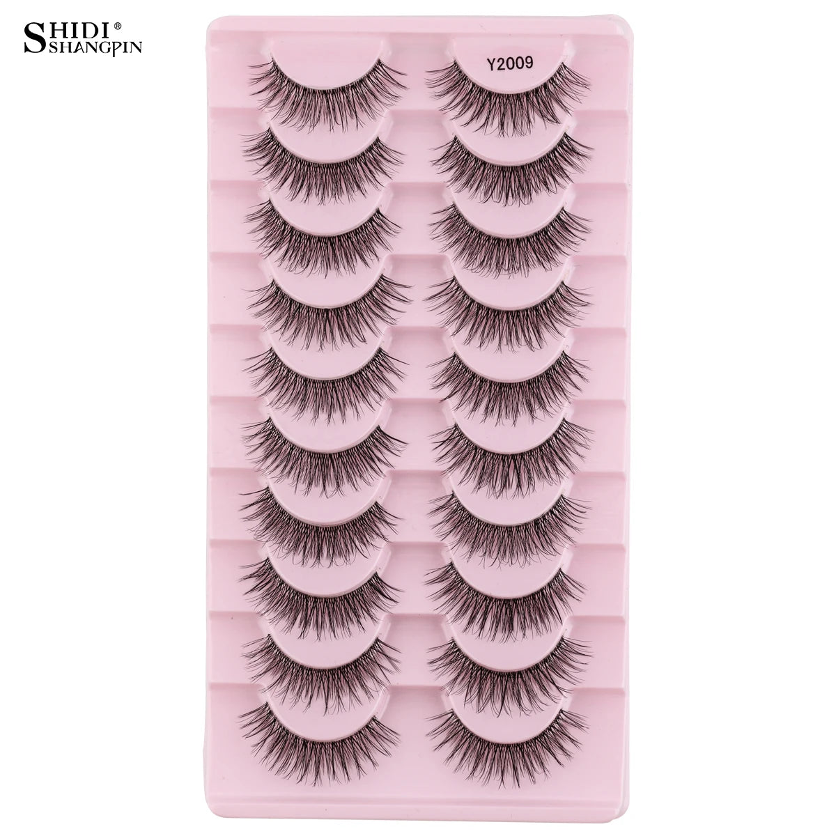 3/10 pairs Natural Lashes Mink Fluffy False Eyelashes Make up Tools Wispy Half Eyelashes 3D Cat Eye Eyelash Extensions Faux Cils