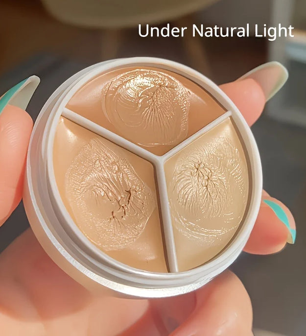 1pc Concealer Palette Cream Waterproof Long Lasting Cover Spots Acne Marks Dark Circles Moisturizing Foundation Face Makeup