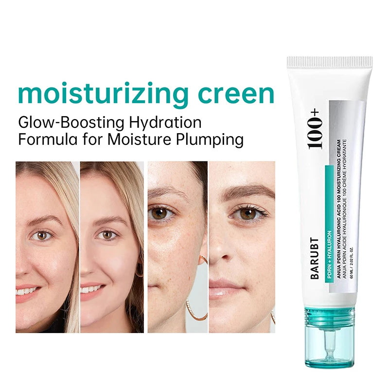 PDRN Hyaluron Face Cream Hyaluronic Acid Moisturizer for Hydrating & Firming Restorative Uneven Skin Tone Care Korean Skincare