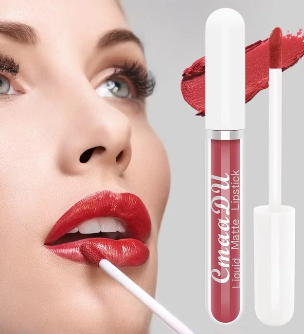 3 Pcs Matte Lipstick Lip Gloss Sets Long-Lasting Non-Fading Waterproof Non-stick Cup Exquisite Gift Everyday Holiday Universal