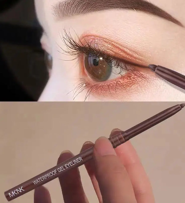 Waterproof Eyeliner Pen White Black Brown Long Lasting Quick-drying Pencil Not Blooming Liquid Eyeliner Gel Eyes Makeup Cosmetic