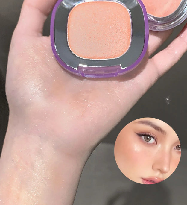 Diamond Highlighter Cream Facial Brightening Shimmer Long-Lasting Contouring Natural Blush Rouge Cream for Face and Eyes Makeup