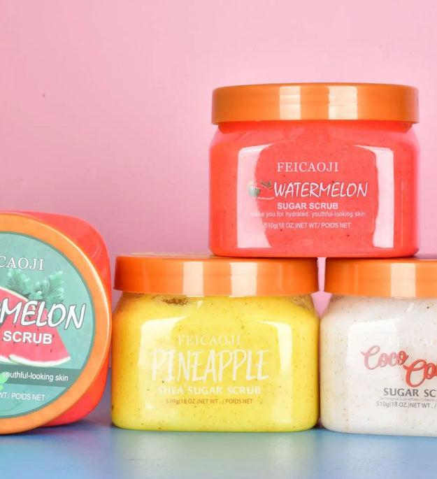 Sugar scrub skin care arbutin sugar salt exfoliating bath salt body scrub