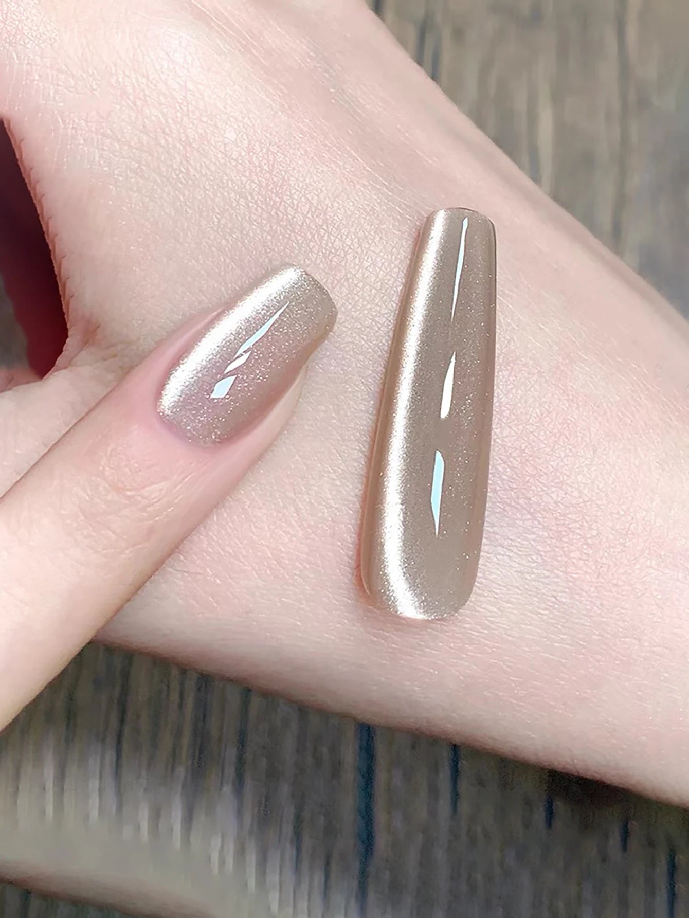 1-21pcs WS Japanese style Sparkling White Gel Nail Polish Fine Sparkling Pink Glitter Cat Eye Nail Gel Nail Art Home DIY