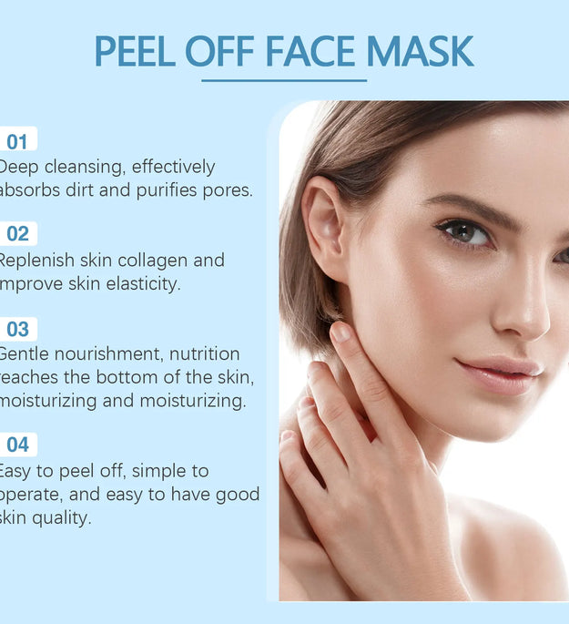 Bamboo Charcoal Blackhead Remover Mask Purifying Shrink Pore Deep Cleansing Oil Control Exfoliator Peel Mud Mask Skin Care