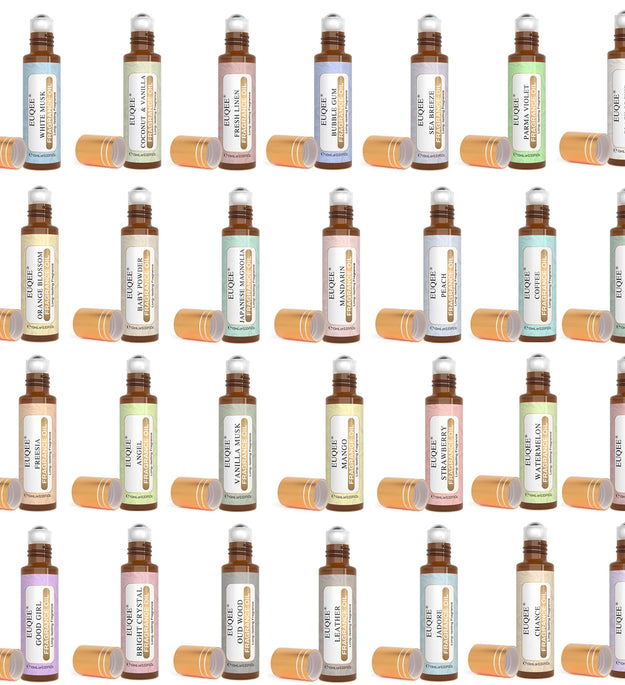 EUQEE 10ml Fragrance Oil Roll-On Long Lasting Scent La Vie Est Belle CHANCE Jadore Cotton Strawberry Mango for Men and Women