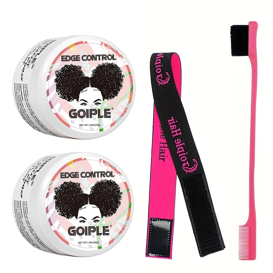 GOIPLE 30G Edge Control for 4C Curls Hair Styling Cream Tames Broken and Fix Bang Pomade Mini Small Hair Gel - BlissFully