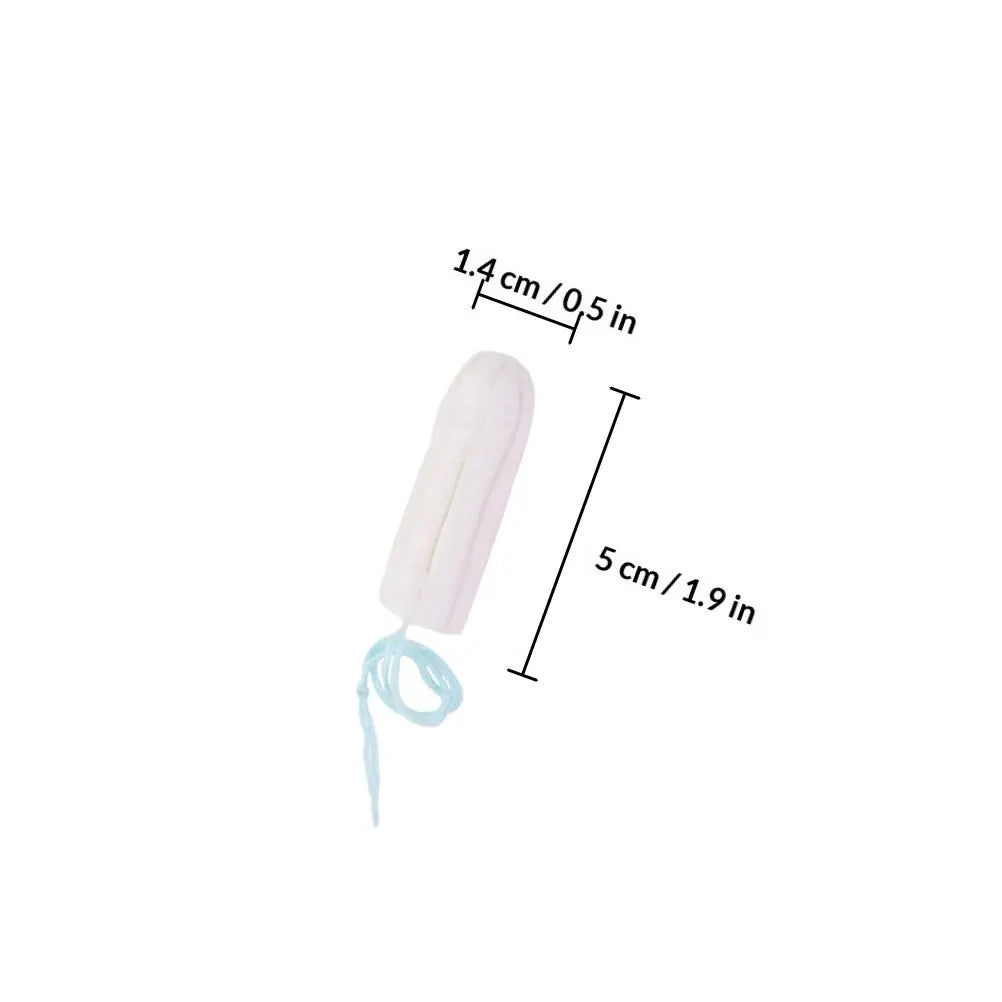 50Pcs Sanitary Tampons Cotton High-Grade Material Finger Push- Day Night Use Female Menstrual Supplies Comfortable