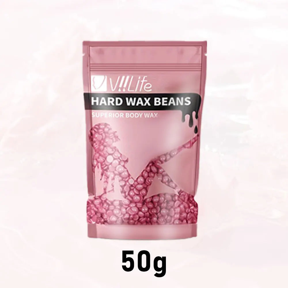 Viilife 50/100g Wax Beans Hot Film Hard Wax Depilatory Hard Hair Removal Bean Waxing Bikini Face Legs Body Hair Removal Unisex