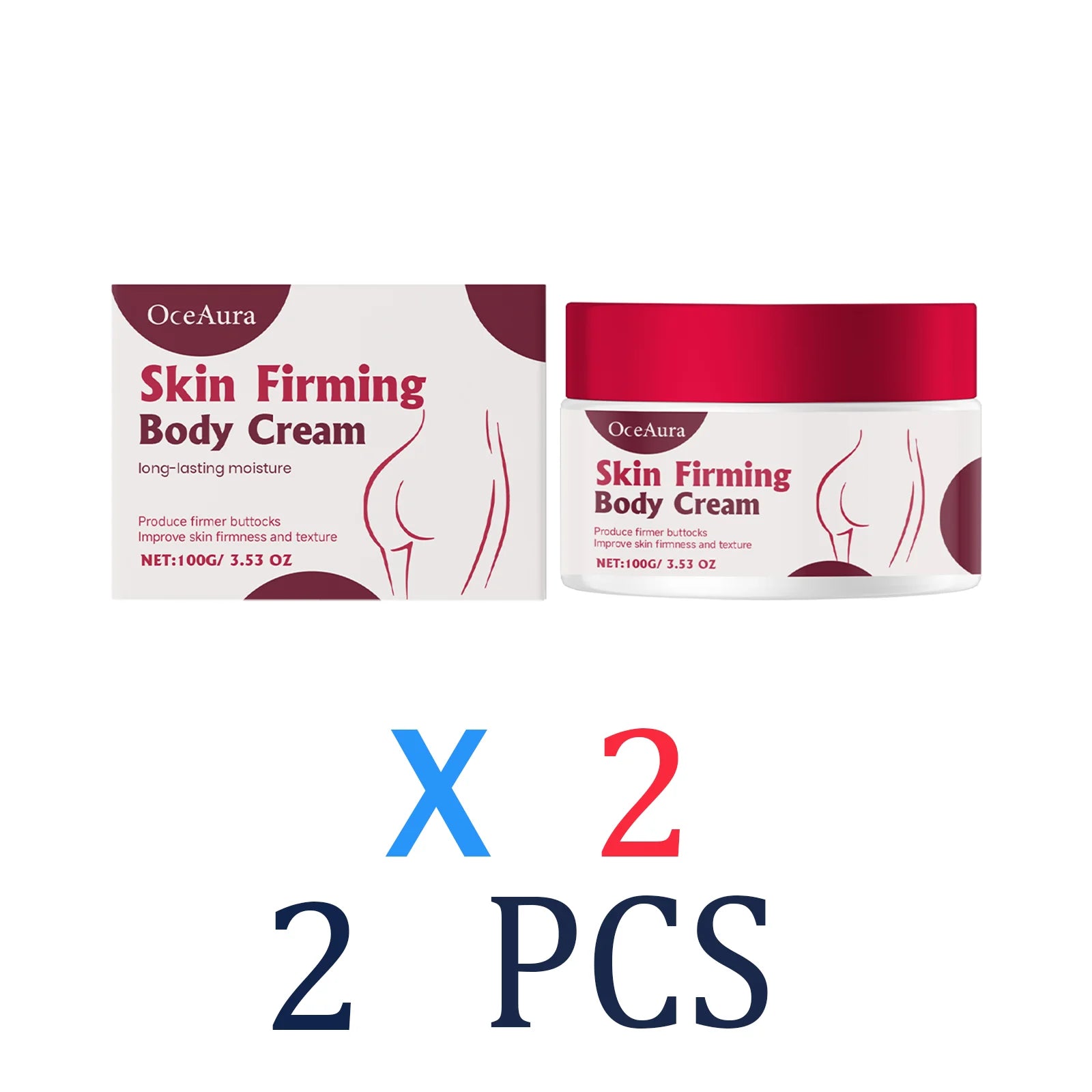 Professional Butt Lifting Cream Firming Hydrating Treatment for Smooth Skin Anti-Cellulite Tightening Collagen Centella Asiatica