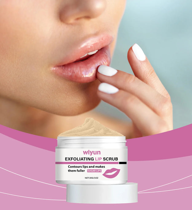 Gentle Lip Scrub, Exfoliating & Moisturizing Lip Care, Hydrating Sugar Scrub for Soft Smooth Lips