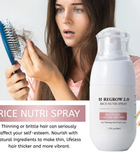 Hair Spray Rice Water Strong Hair Follicle Root Thick Loss Prevention Nourishing Soften Hair Helper Care Spray For Thinning Hair - BlissFully