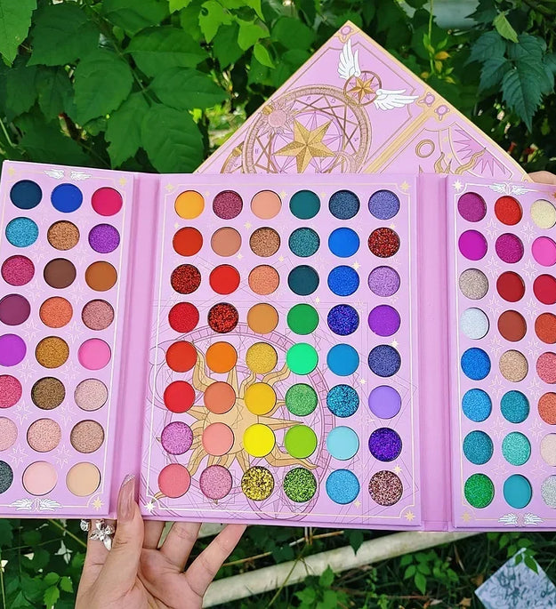 Christmas 96 Colors Eye Shadow Plate Shimmer Matte Sequin Eyeshadow Colorful Stage Ball Dedicated Neon Eyeshadow Palette Make Up