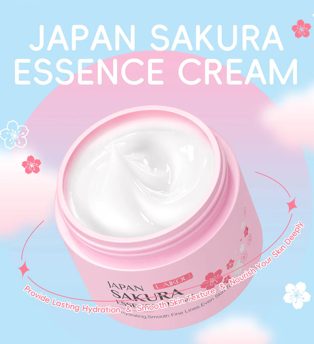 Laikou Sakura Essence Face Cream Anti-aging Remove Wrinkles Rich Cream Moisturizing Facial Serum Day Cream Winter Skincare