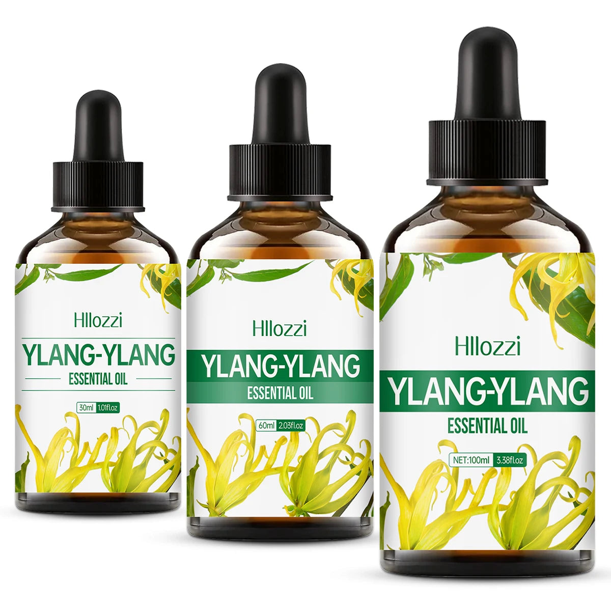 Ylang Ylang essential oil for massage, shower, skin care, diffusion, relaxation, aromatherapy, humidifier, candle making