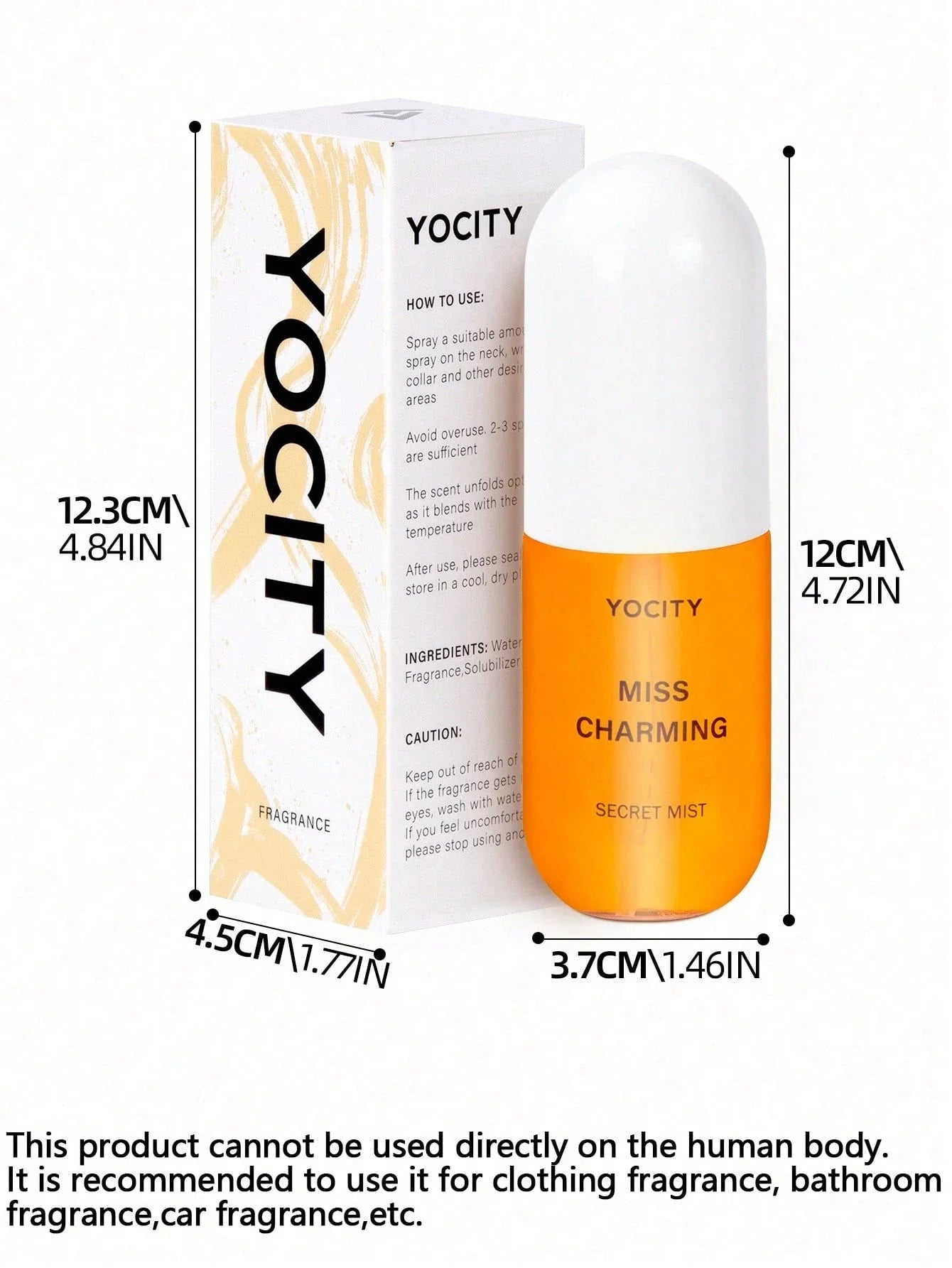 50ml Air Freshener Coconut Vanilla Natural Lasting Fragrance Aromatherapy for Wardrobe Car Household Air Fresher Birthday Gift