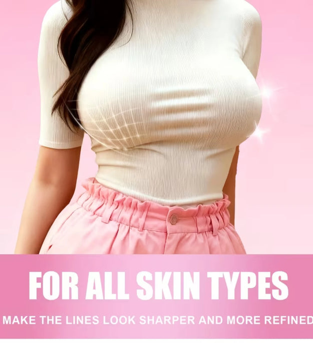 Breast Firming Cream with Collagen & Hyaluronic Acid, Moisturizes & Tightens, Body Shaping, Shea Butter, Botanical Extracts.