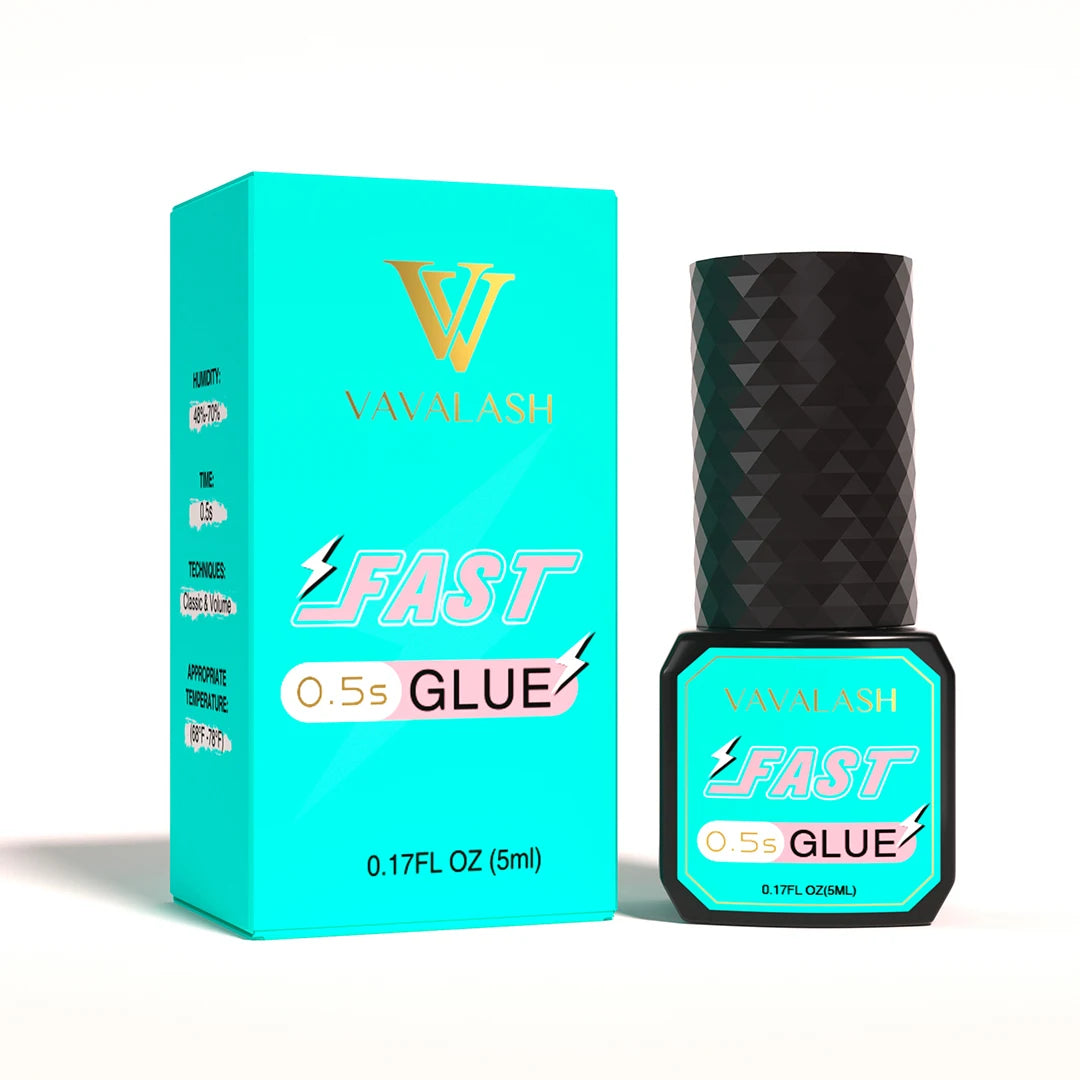 VAVALASH Eyelash Glue 0.3S 0.5S 1S 2S Lashes Extension Adhesive 5ml Fast Drying Lash Glue for Makeup Tool