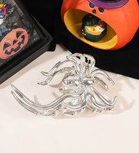 1Pcs Halloween Black Spider Hair Claw Clips with Pearl Charm Design,Metal Gothic Punk Hair Clips Strong Hold Hair Accessories - BlissFully