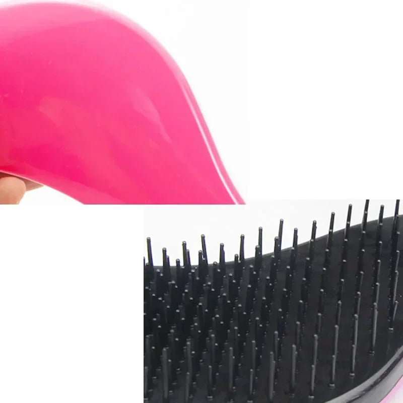 Baby Kids and Women Detangling Hair Brush Combs Salon Gentle Anti-static Brush Tangle Wet Dry Bristles Handle Tangle Curly