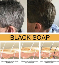 Hair Shampoo Soap Polygonum Multiflorum Black Soap White Hair Repair Soap Hair Care Set Nourishing Anti Dandruff Hair Dye Soap - BlissFully