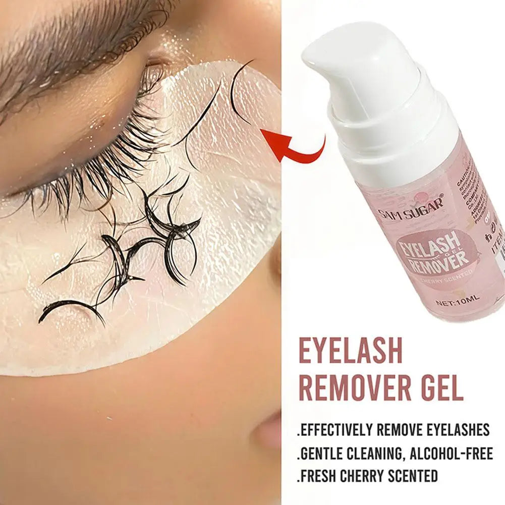 Eyelash Remover Gel Aloe Cherry Scented Deep Cleaning Gentle Non-irritating Quick Removal Eye Lip Makeup Original Remover Gel