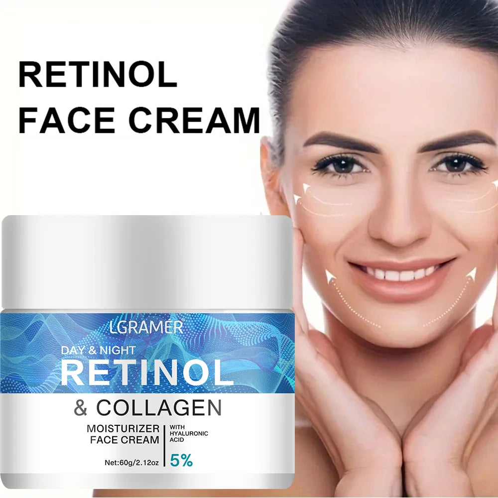 Retinol Firming Face Cream Lifting Neck Anti-aging Remove Wrinkles Night Day Cream Moisturizing Facial Serum Body Skin Care - BlissFully