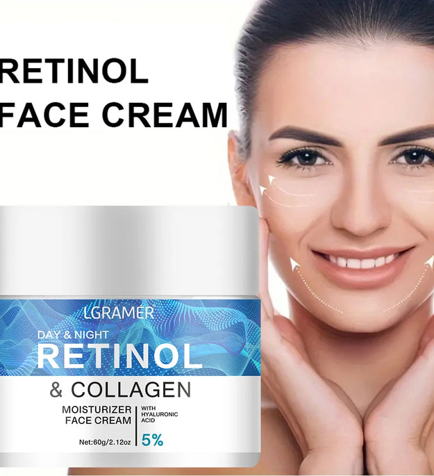 Retinol Firming Face Cream Lifting Neck Anti-aging Remove Wrinkles Night Day Cream Moisturizing Facial Serum Body Skin Care - BlissFully