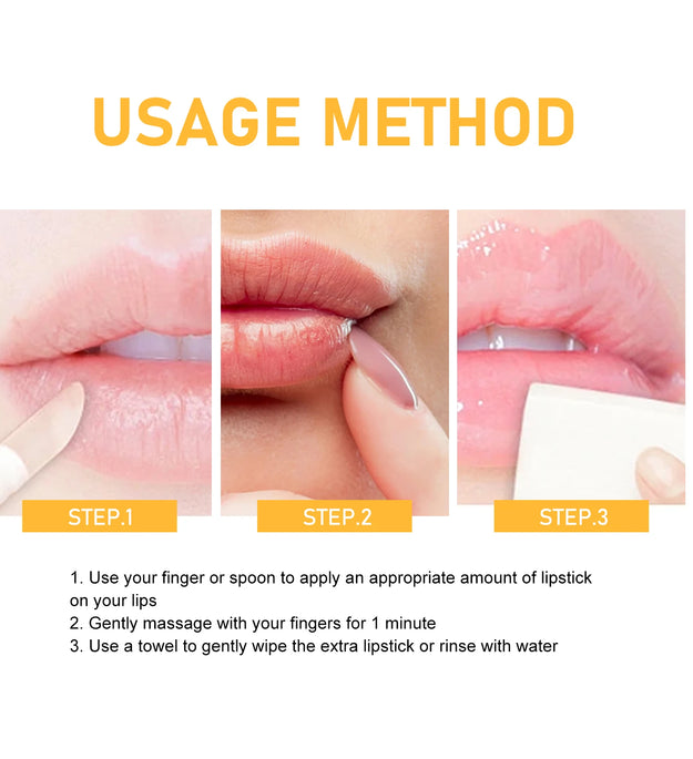 Strawberry Lip Scrub Gentle Repair Chapped Lips Deep Moisturizing Nourishing Improve Dryness Honey Orange Lip Care Exfoliator