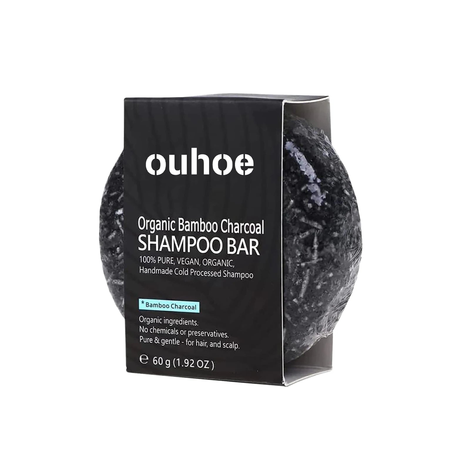 Bamboo Charcoal Shampoo Soap Deep Clean The Scalp Create Dark And Thick Hair Improve Dryness Hair Nourish Charcoal Shampoo Soap - BlissFully