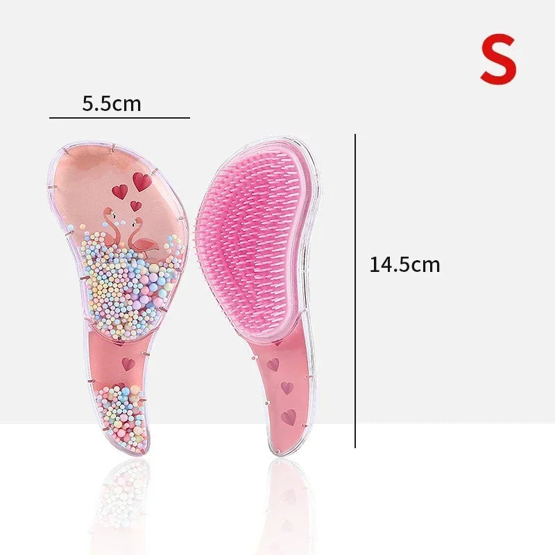 Cartoon Animal Baby Combs High Quality Anti-knot Hair Massager Kids Hair Brushes Hairdressing Comb for Children Adult Hair Care