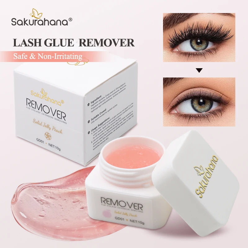 SAKURAHANA Eyelash Glue Remover Remover Gel Cream Korea Professional No Stimulation Remover Makeup Lash Glue Remover Cream