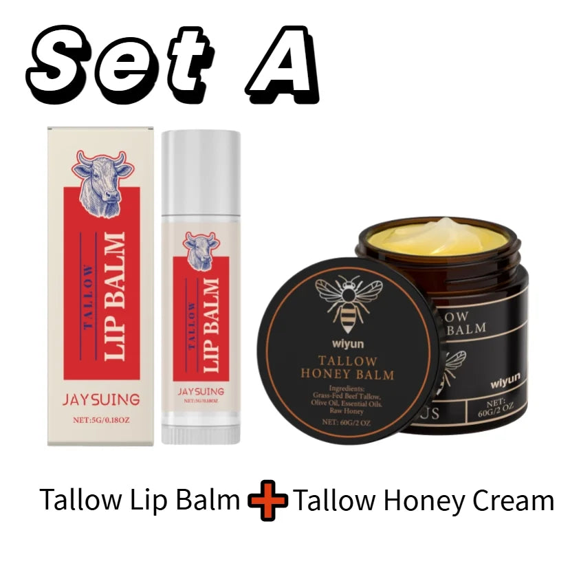 Tallow Honey Cream Glow Hydrating Skin Improve Elasticity Soft Bleaching Improve Dullness Firming Face Body Moisturizer Lotion - BlissFully