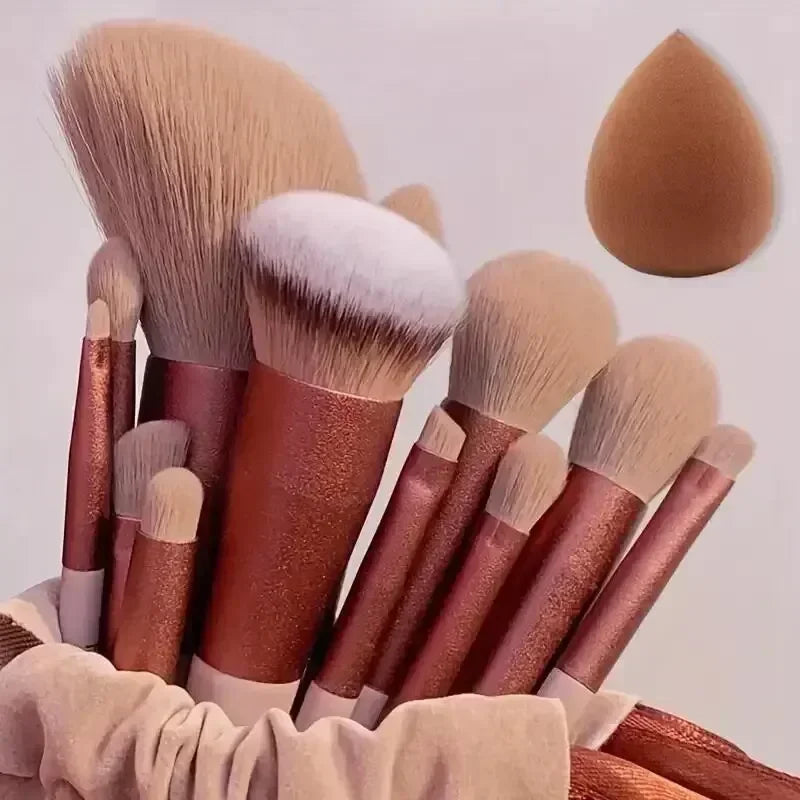 Makeup Brush Set Soft Fluffy Professiona Cosmetic Foundation Powder Eyeshadow Kabuki Blending Make Up Brush Beauty Tool Makeup - BlissFully